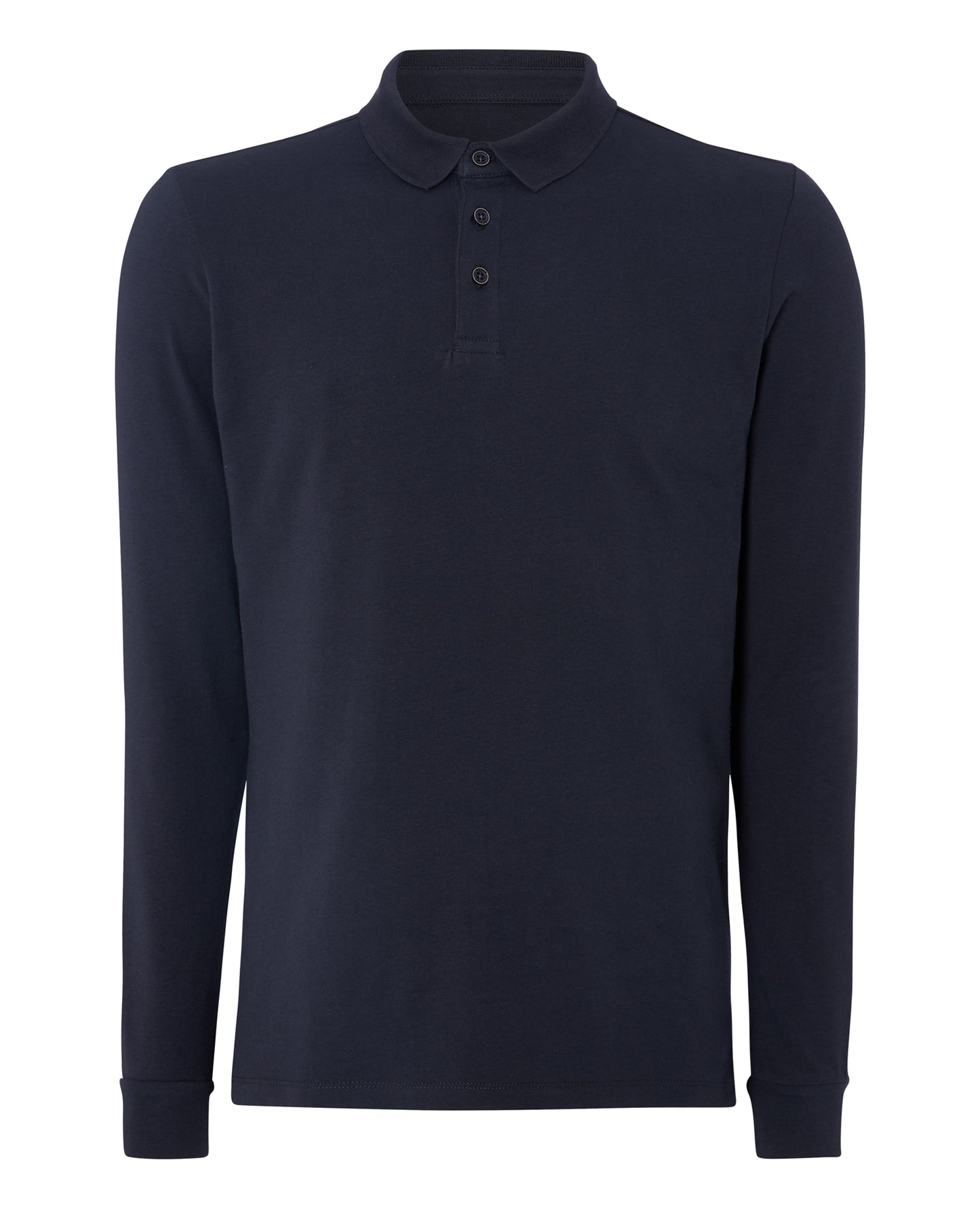 Remus Uomo 53123A 78 Navy Long Sleeve Polo Shirt