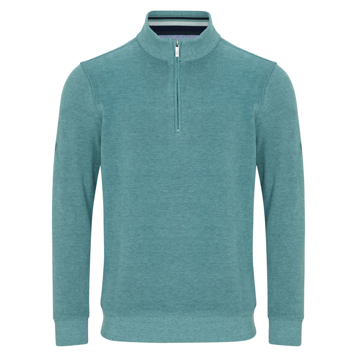 Drifter 55120 26 Teal Half Zip Sweatshirt