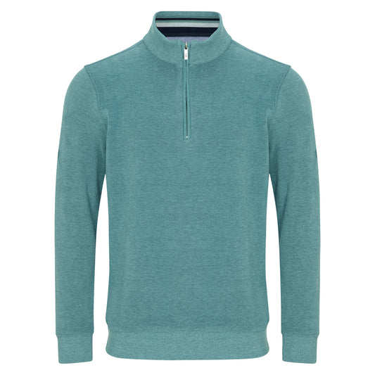 Drifter 55120 26 Teal Half Zip Sweatshirt