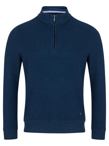 Drifter 55120 27 Dark Blue Half Zip Sweatshirt