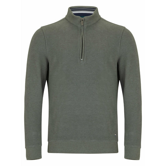 Drifter 55120 32 Light Green Half Zip Sweatshirt