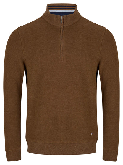 Drifter 55120 43 Camel Half Zip Sweatshirt