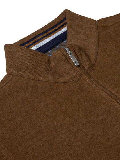 Drifter 55120 43 Camel Half Zip Sweatshirt