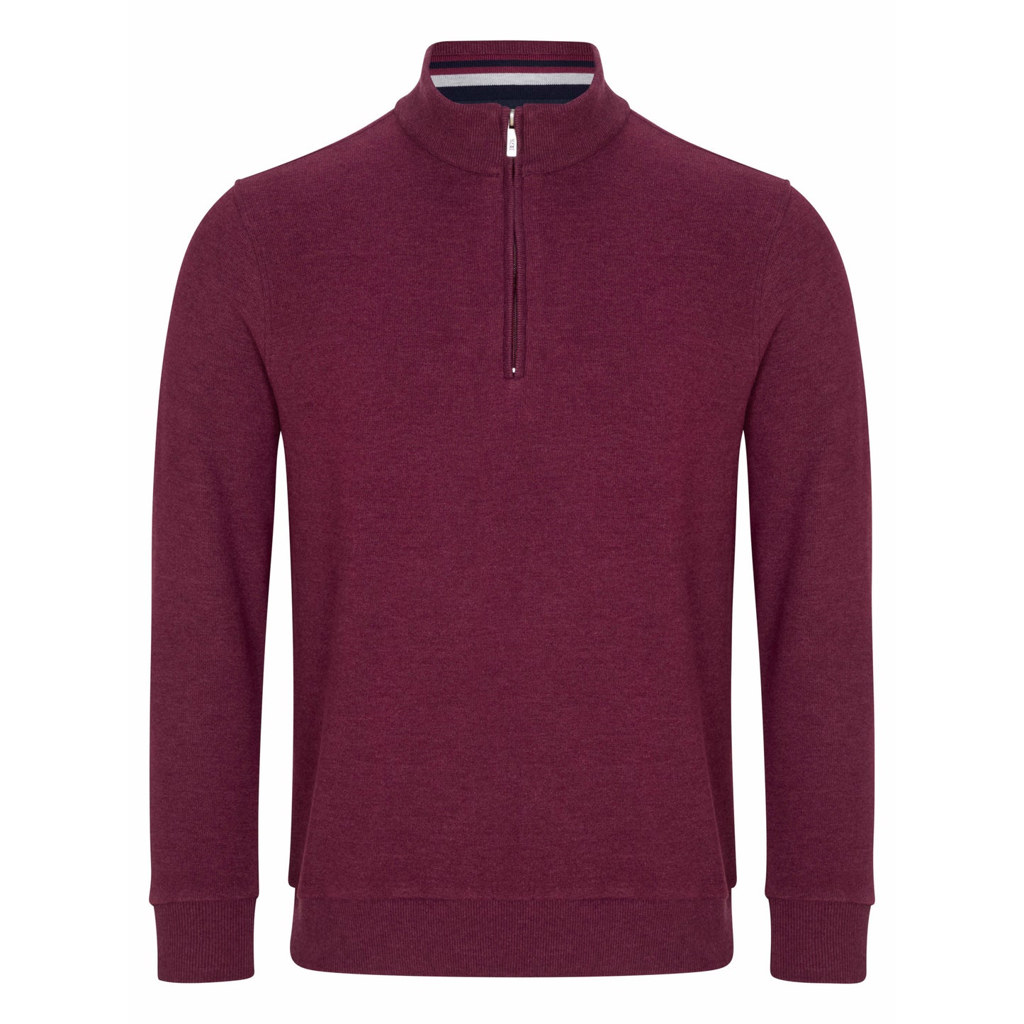Drifter 55120 67 Burgundy Half Zip Sweatshirt