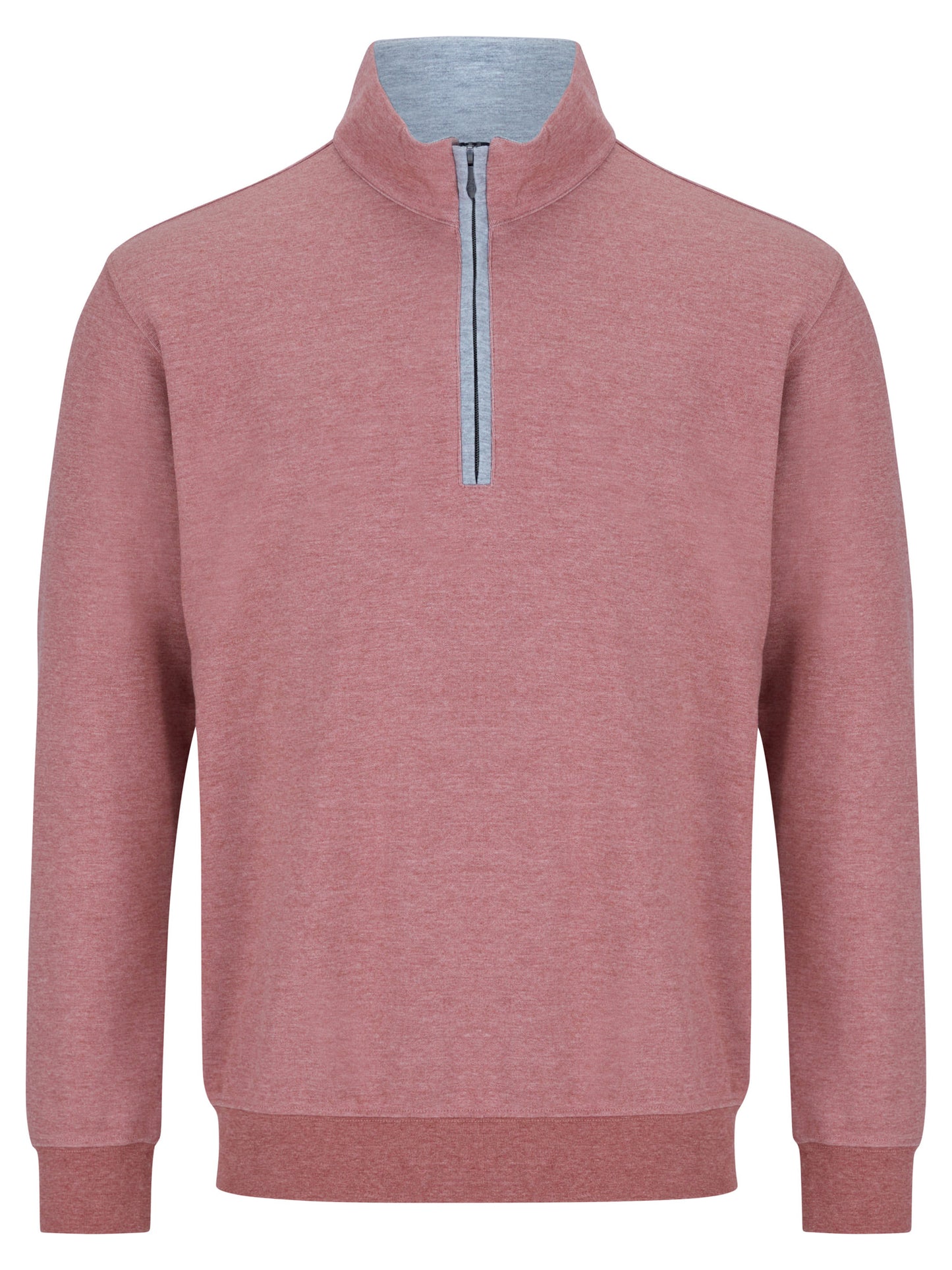 Drifter 55170 61 Light Pink Half Zip Sweatshirt