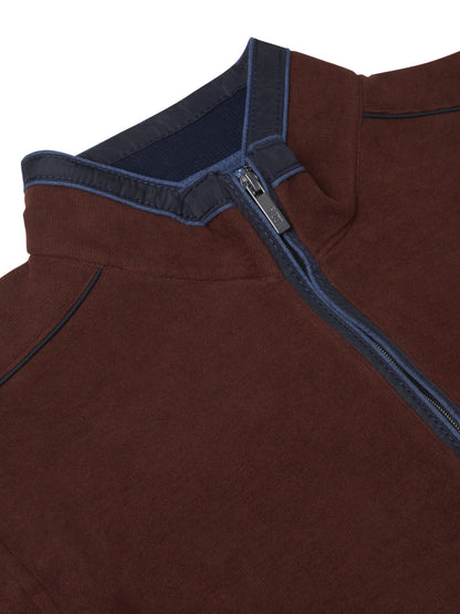 Drifter 55184 59 Rust Half Zip Sweatshirt