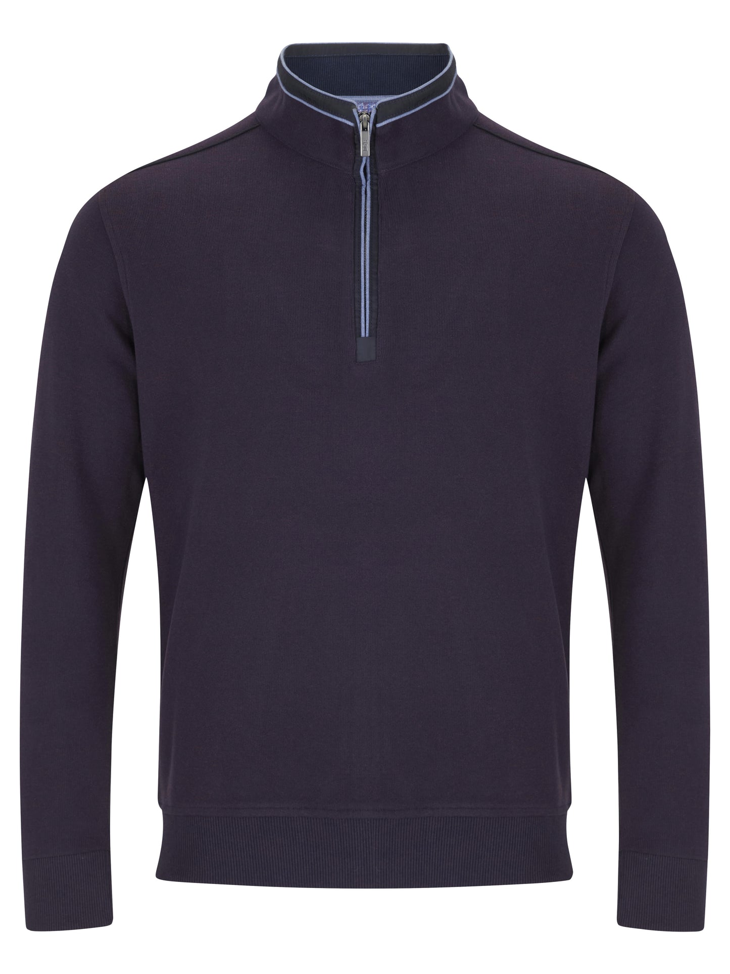 Drifter 55184 77 Purple Half Zip Sweatshirt