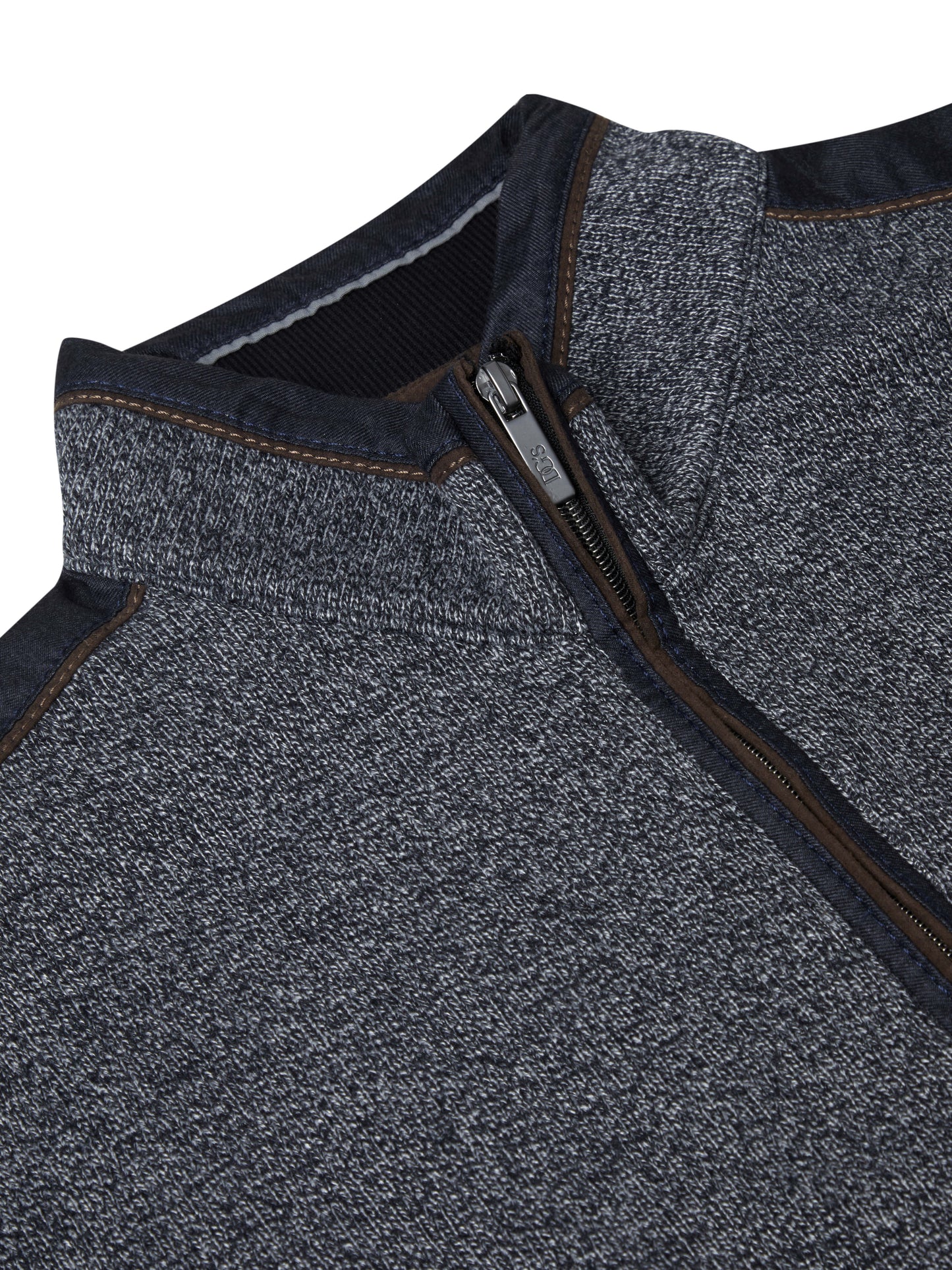 Drifter 55187 07 Grey Half Zip Sweatshirt