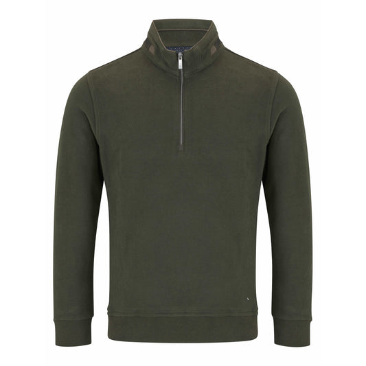 Drifter 55221 32 Light Green Half Zip Sweatshirt