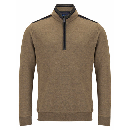 Drifter 55222 43 Caramel Half Zip Sweatshirt