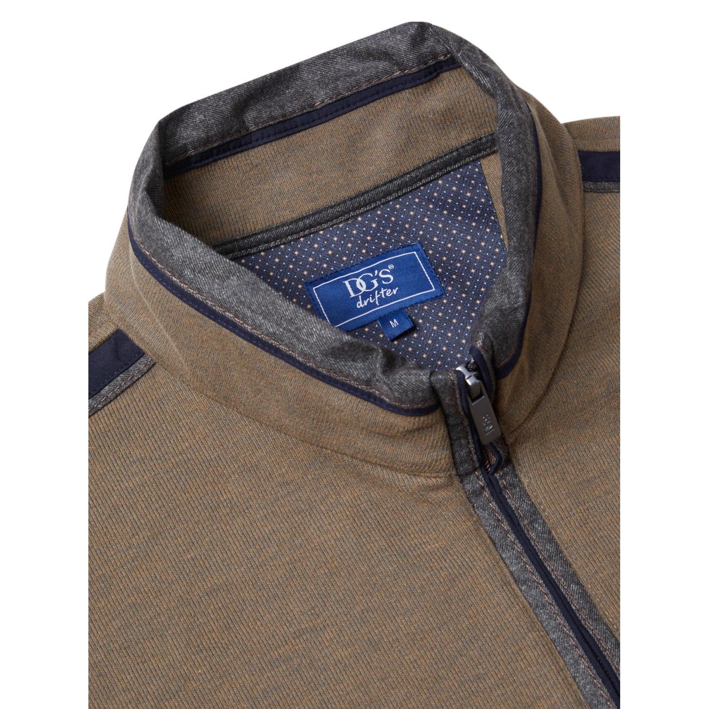 Drifter 55222 43 Caramel Half Zip Sweatshirt