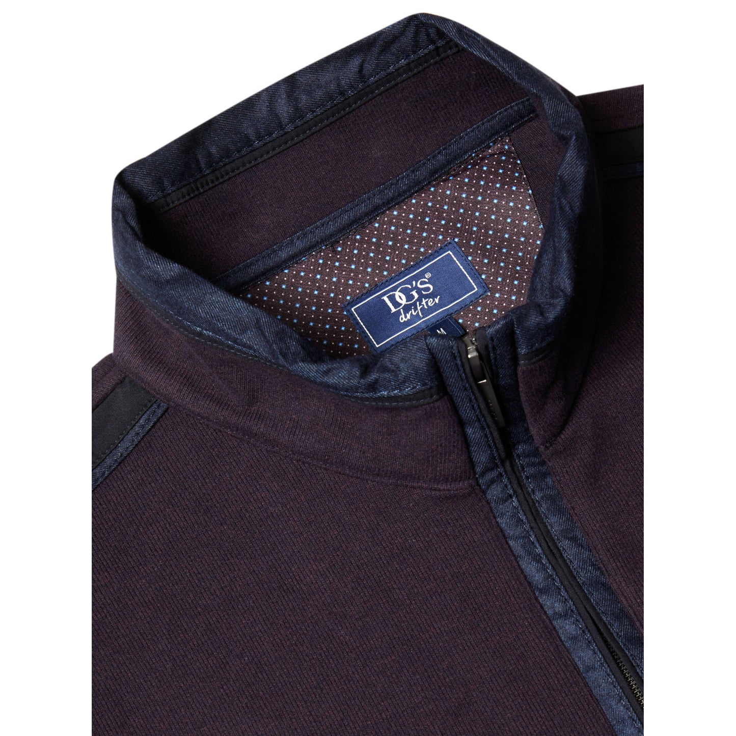 Drifter 55222 77 Purple Half Zip Sweatshirt