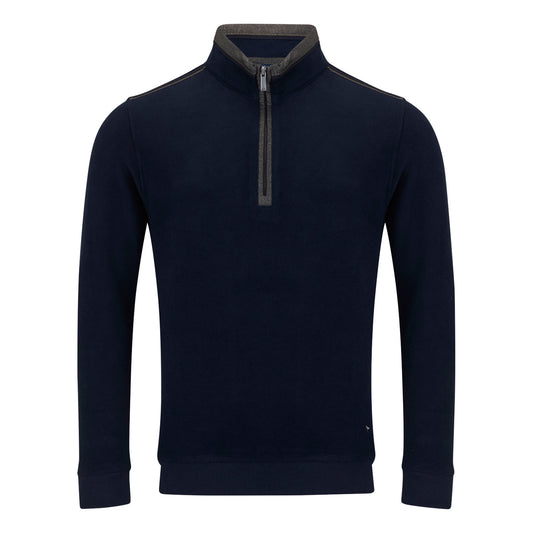 Drifter 55222 78 Navy Half Zip Sweatshirt