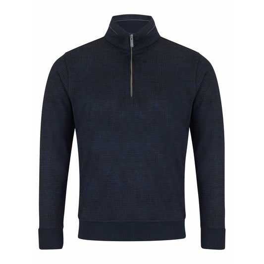Drifter 55223 28 Dark Blue Half Zip Sweatshirt