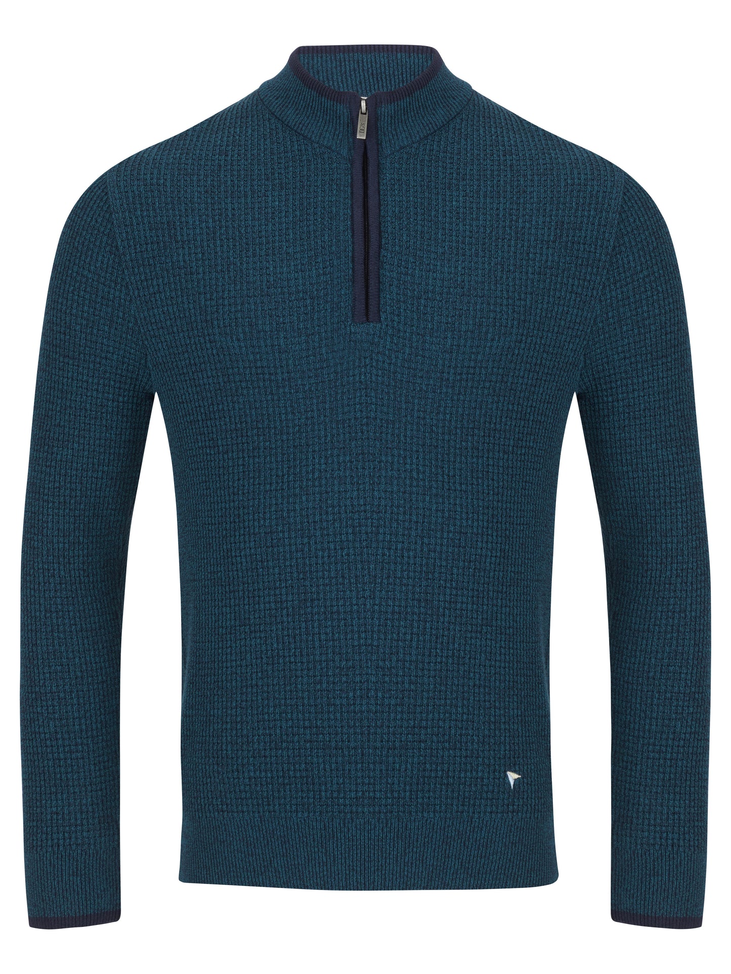 Drifter 55341 26 Teal Half Zip Sweater