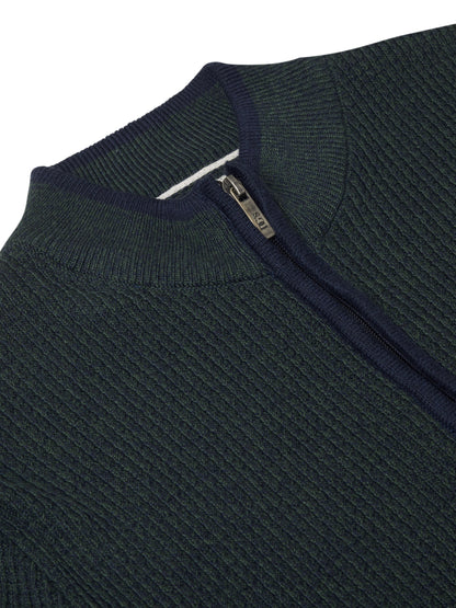 Drifter 55341 39 Green Half Zip Sweater