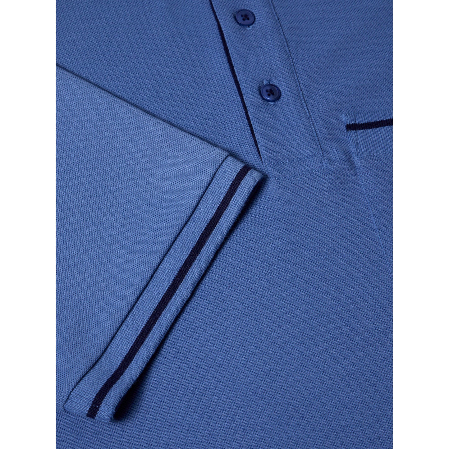 Drifter 55356 24 Blue Short Sleeve Polo Shirt