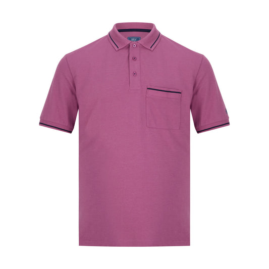 Drifter 55356 63 Raspberry Short Sleeve Polo Shirt