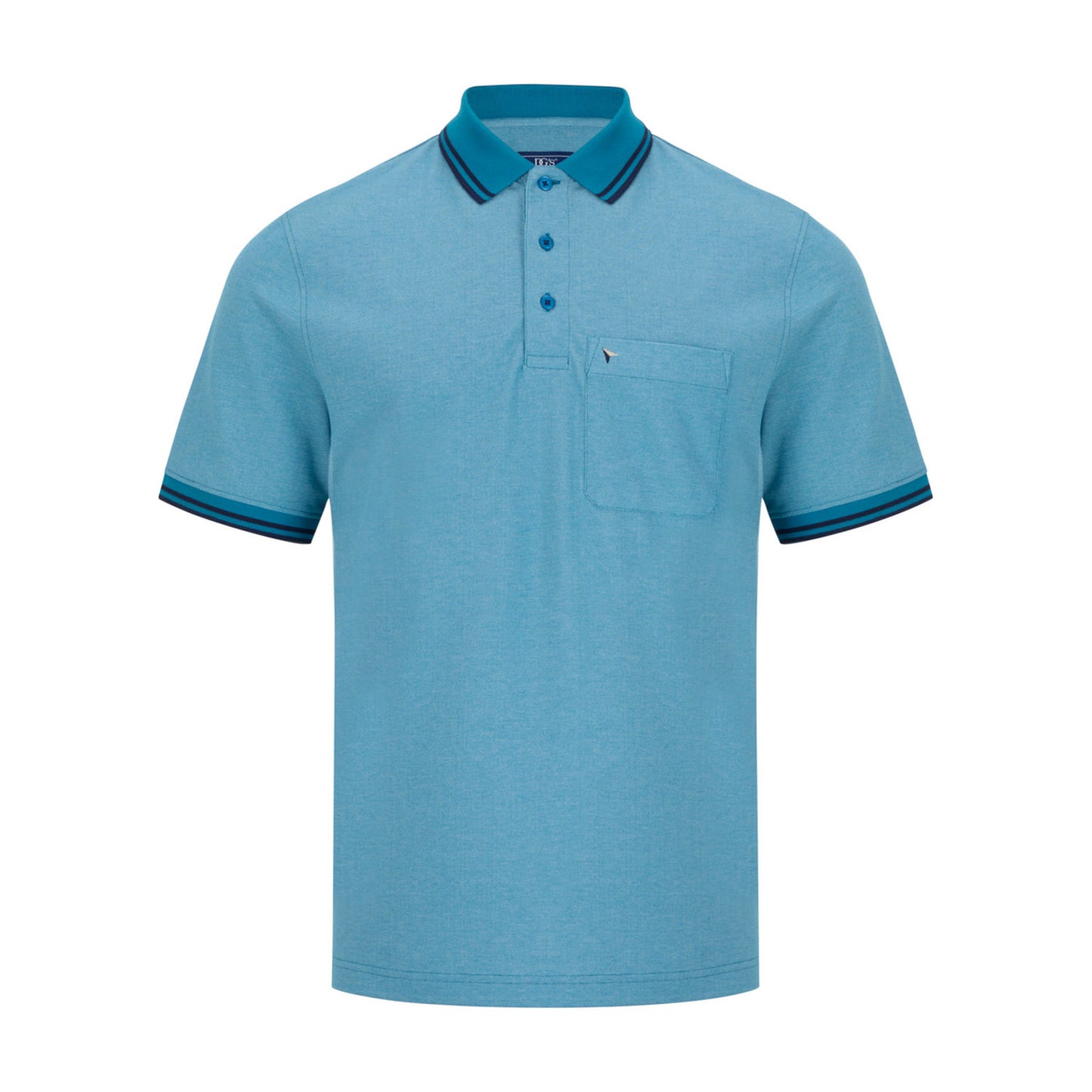 Drifter 55357 26 Teal Short Sleeve Polo Shirt
