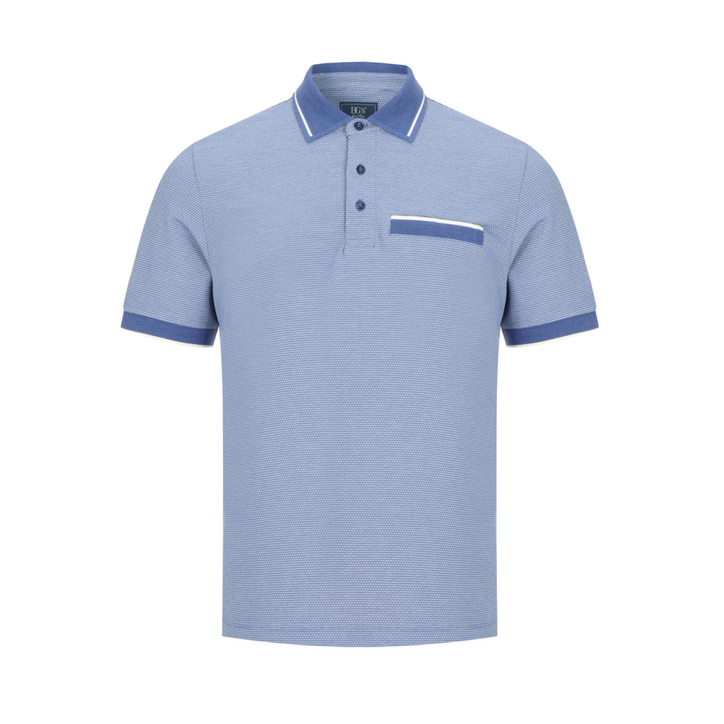 Drifter 55373 24 Blue Short Sleeve Polo Shirt