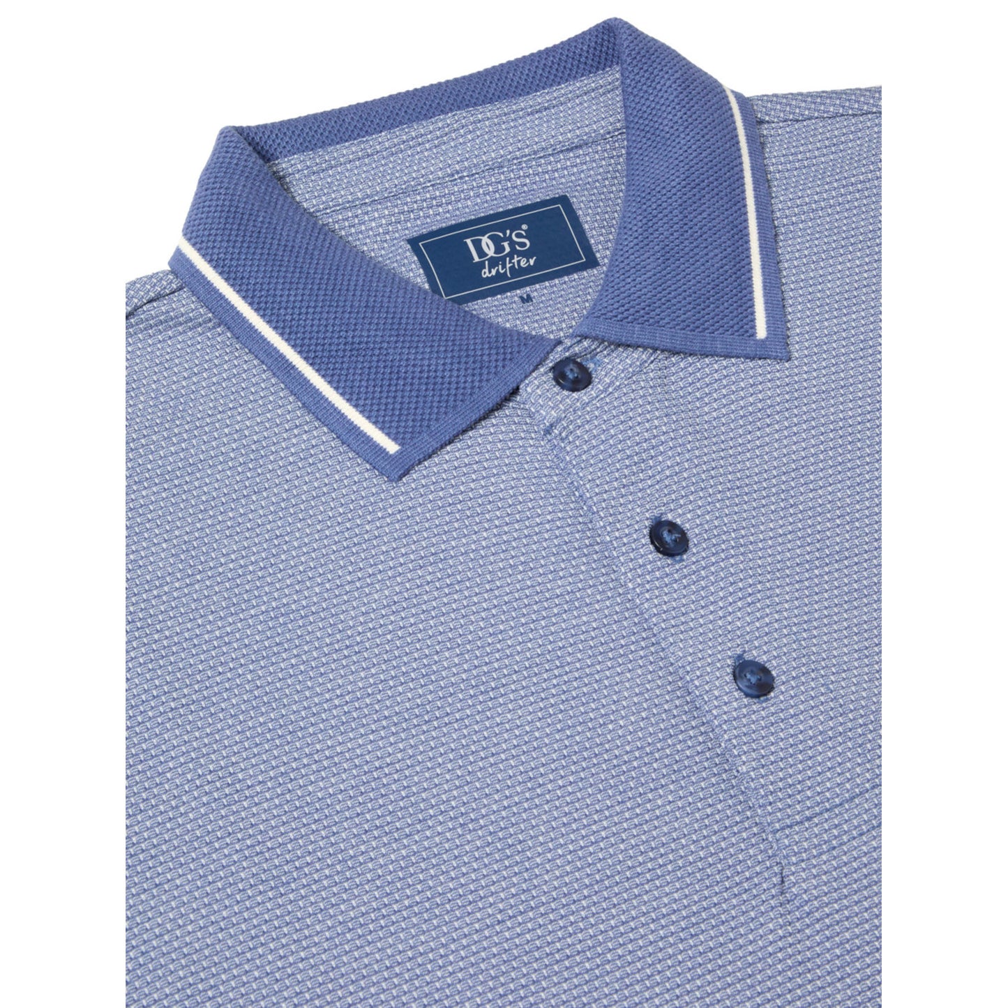 Drifter 55373 24 Blue Short Sleeve Polo Shirt