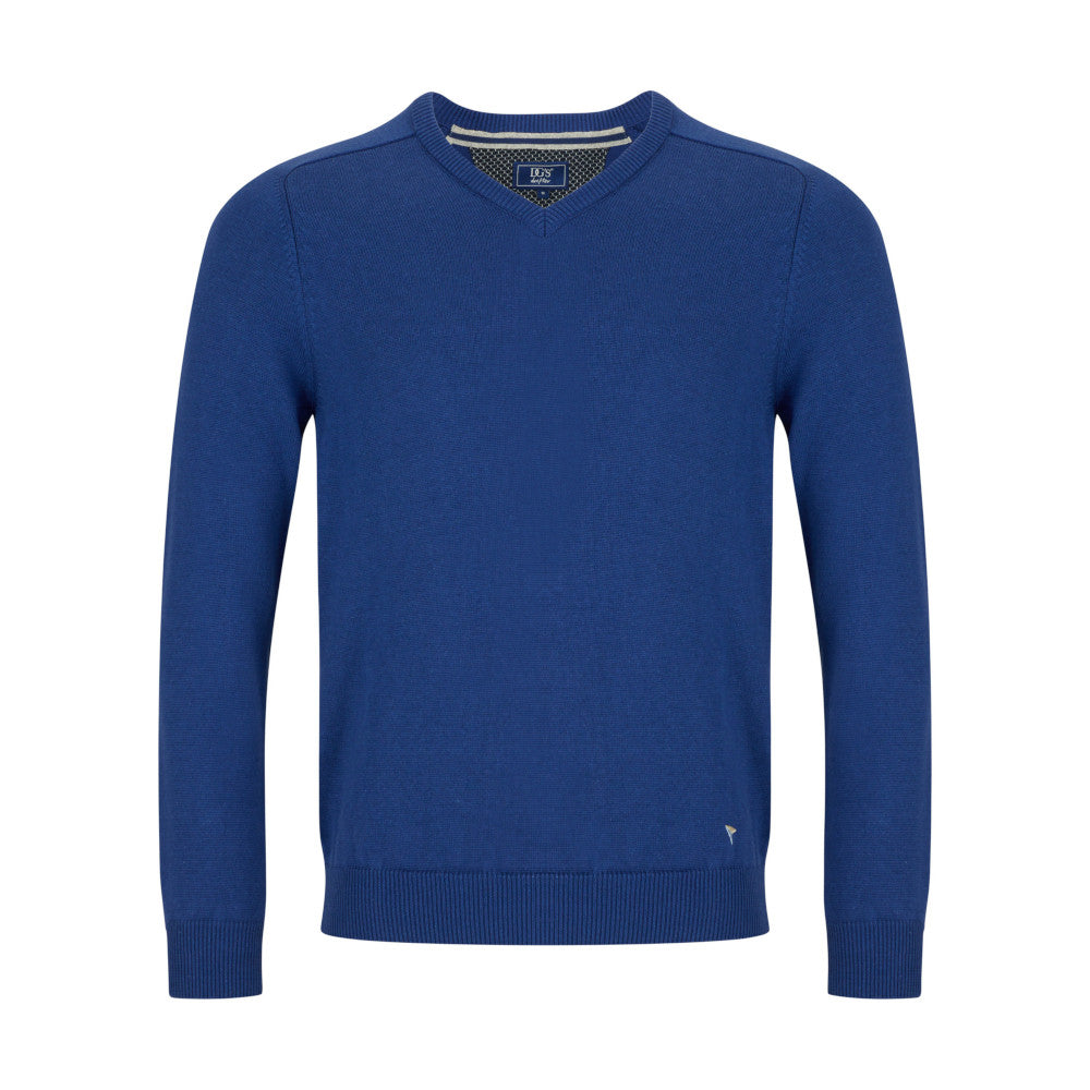 Drifter 55599 275 Blue V-Neck Sweater