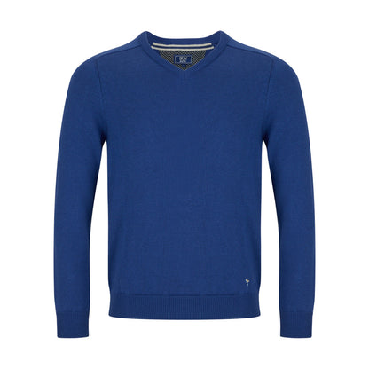 Drifter 55599 275 Blue V-Neck Sweater