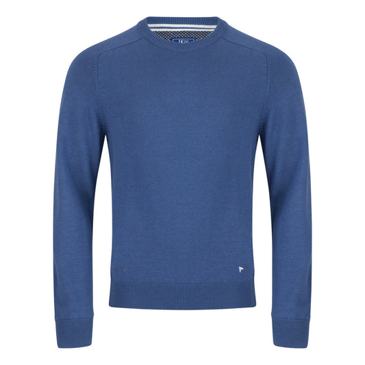Drifter 55600 262 Airforce Blue Crew Neck Sweater