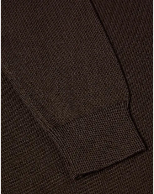 Drifter 55600 48 Dark Blue Brown Crew Neck Sweater