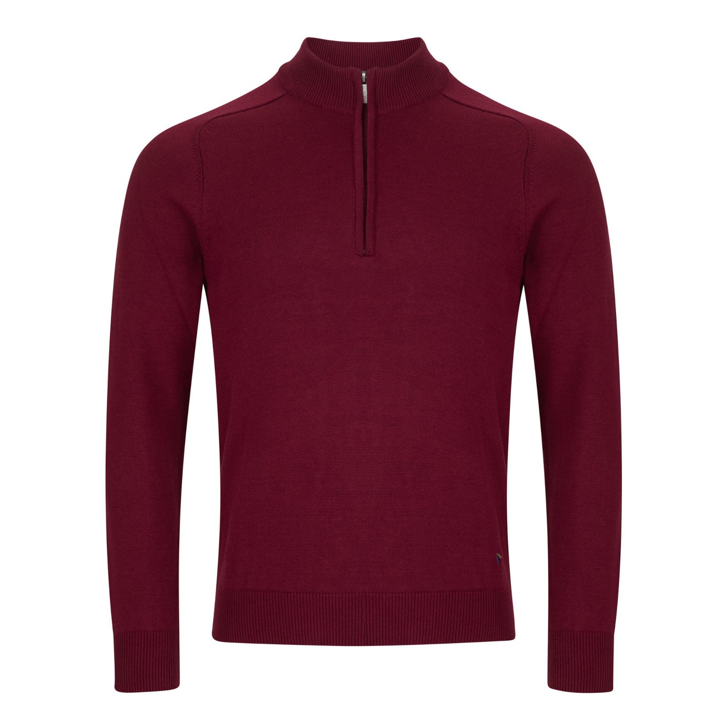 Drifter 55601 66 Burgundy Half Zip Sweatshirt