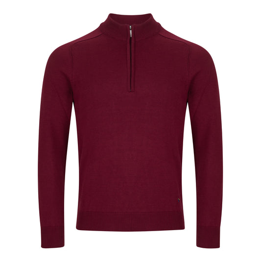Drifter 55601 66 Burgundy Half Zip Sweatshirt