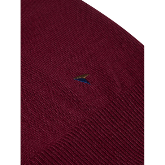 Drifter 55601 66 Burgundy Half Zip Sweatshirt