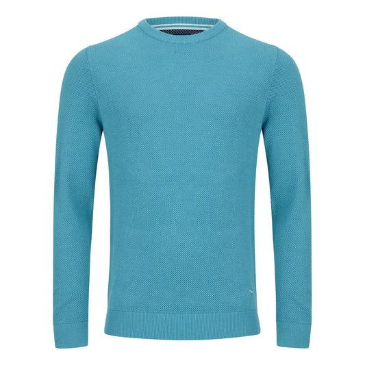 Drifter 55620 26 Dark Turquoise Crew Neck Sweater