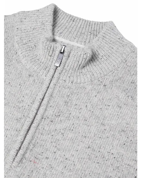 Drifter 55642 03 Lt Grey Half Zip Sweater