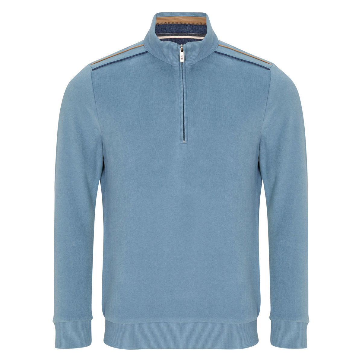Drifter 55708 24 Blue Half zip Casual Top