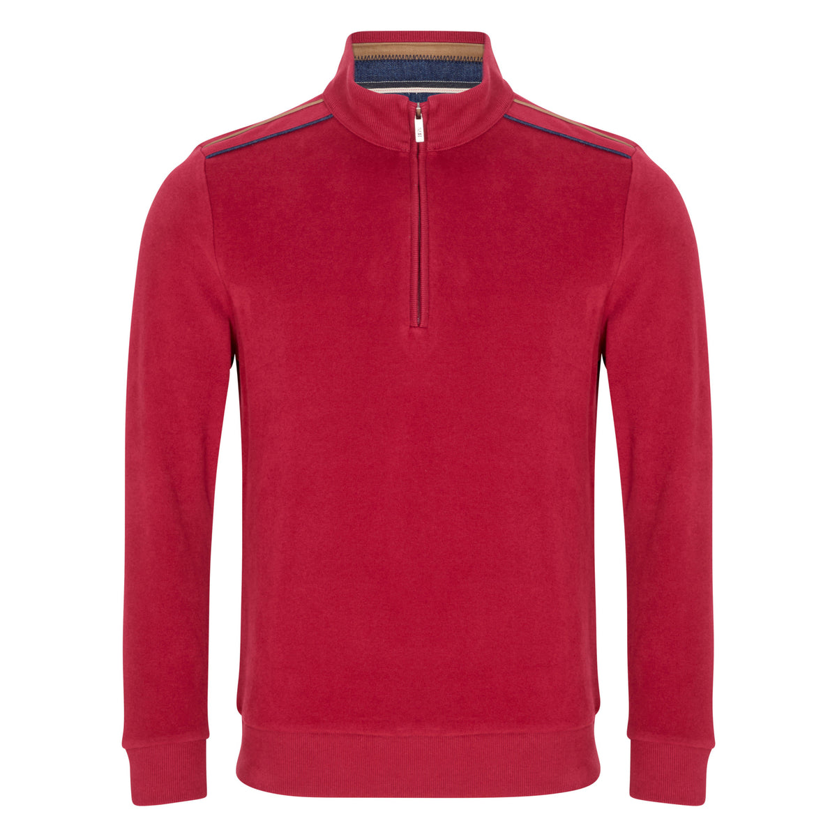 Drifter 55708 65 Red Half zip Casual Top