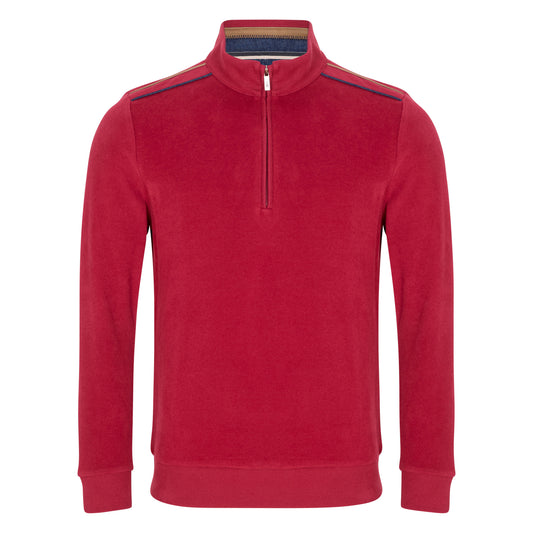 Drifter 55708 65 Red Half zip Casual Top