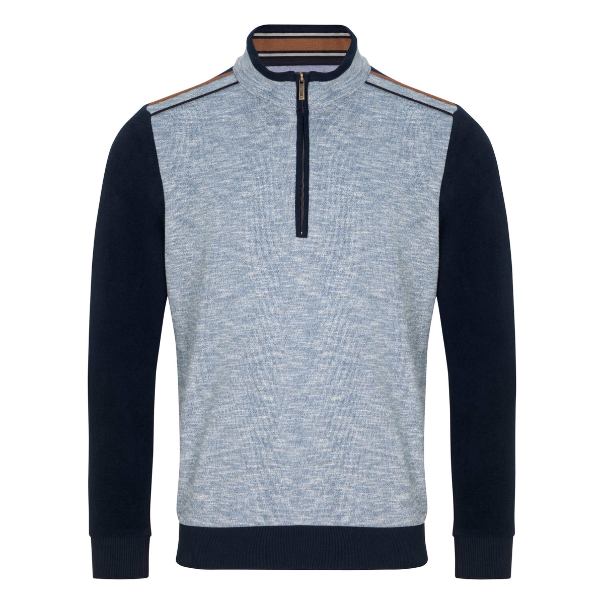 Drifter 55710 78 Navy Half zip Casual Top