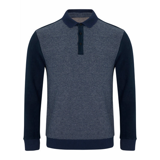 Drifter 55711 78 Navy Long Sleeve Polo