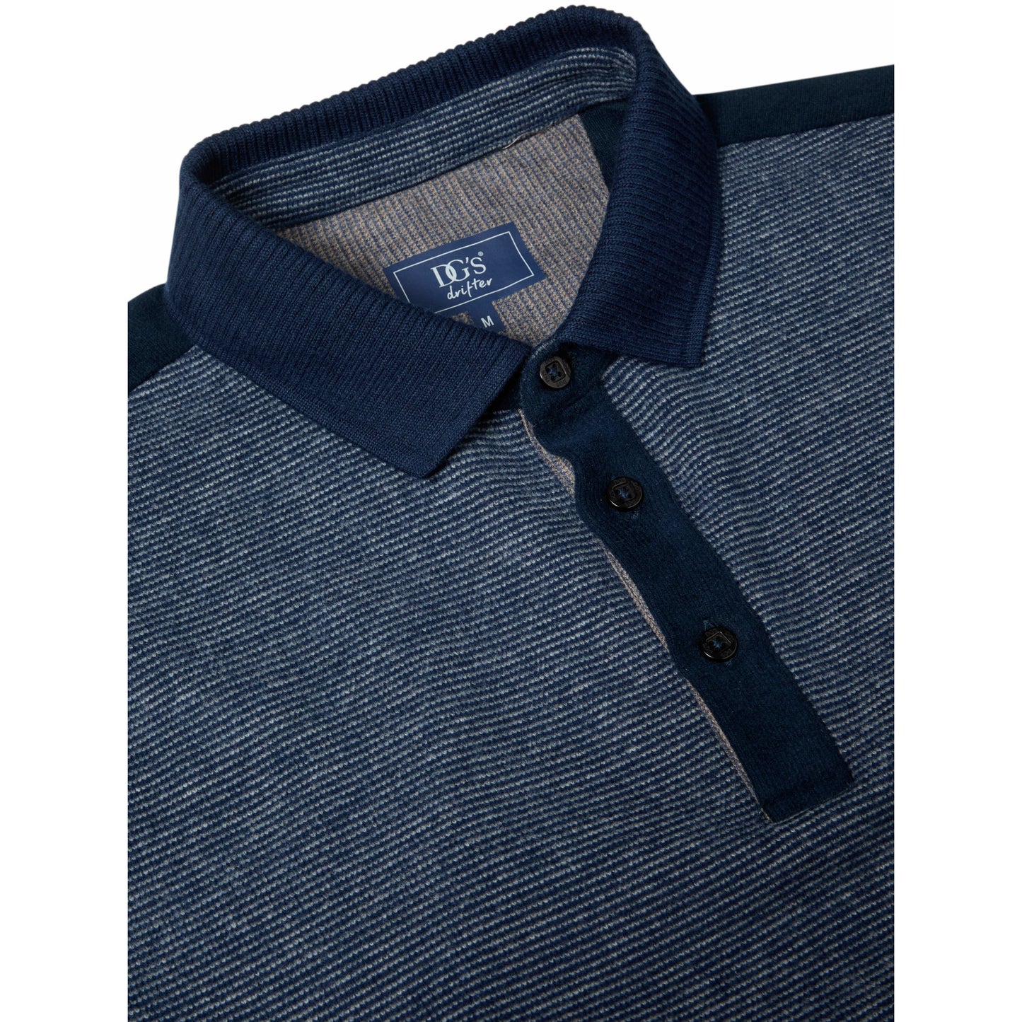 Drifter 55711 78 Navy Long Sleeve Polo