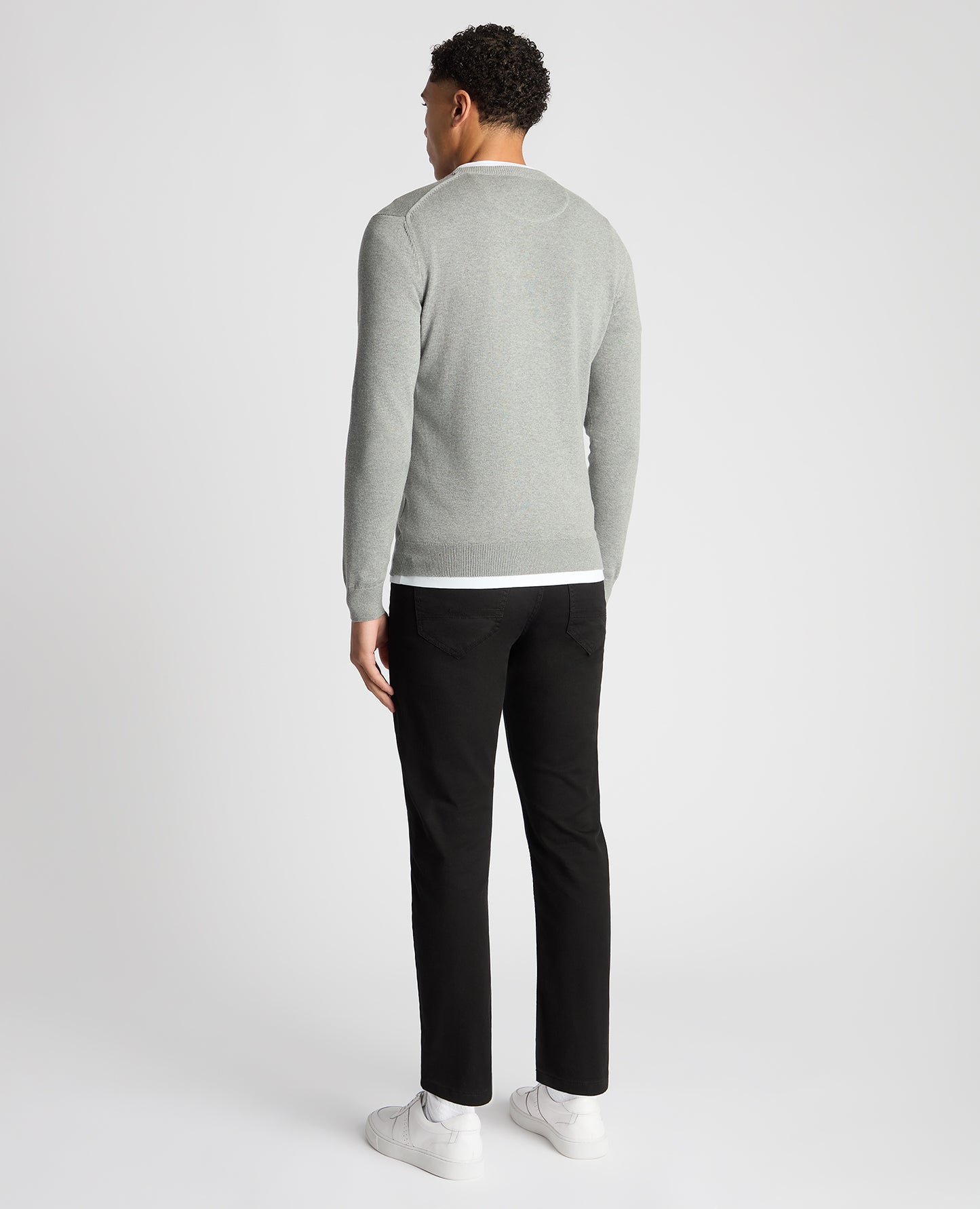 Remus Uomo 58600 03 Grey Crew Neck Sweater