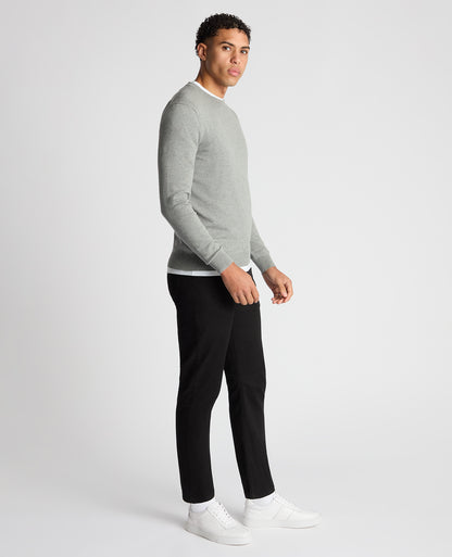 Remus Uomo 58600 03 Grey Crew Neck Sweater