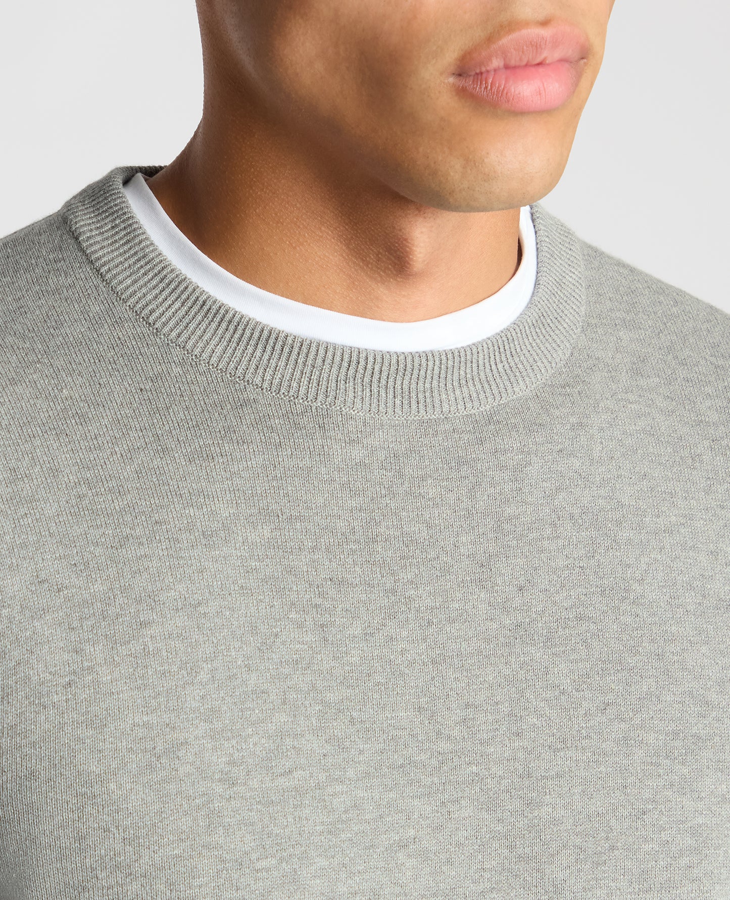 Remus Uomo 58600 03 Grey Crew Neck Sweater