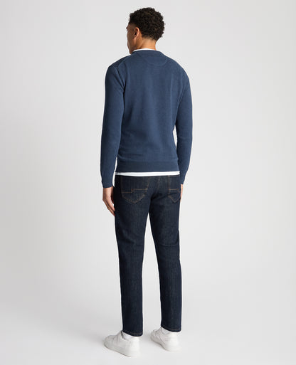 Remus Uomo 58600 27 Indigo Crew Neck Sweater