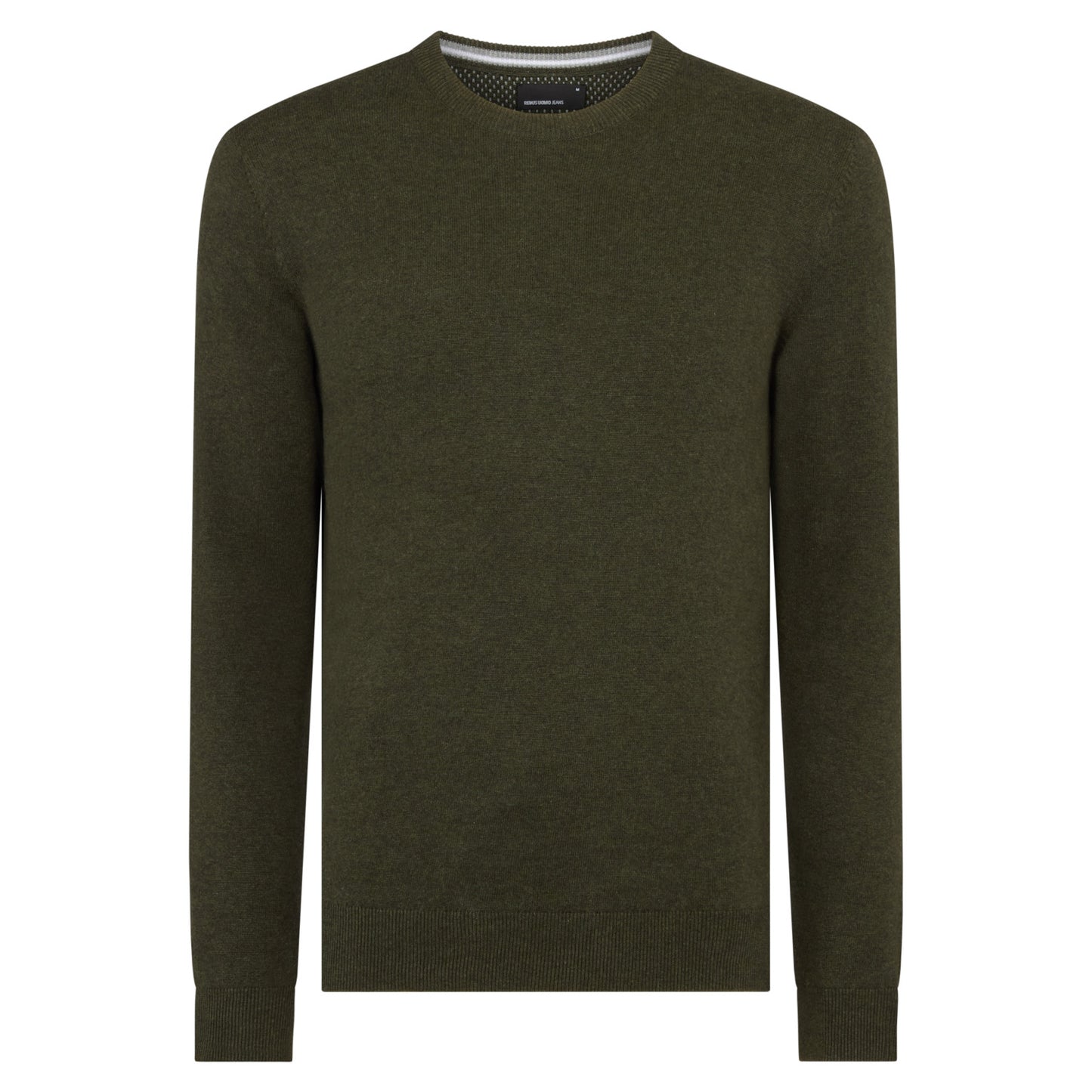 Remus Uomo 58600 36 Khaki Crew Neck Sweater