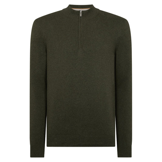 Remus Uomo 58601 36 Khaki Crew Neck Sweater