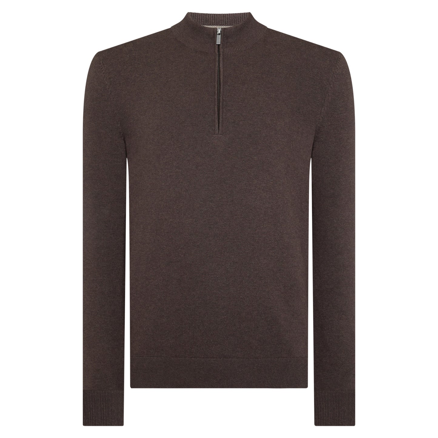 Remus Uomo 58601 48 Brown Crew Neck Sweater
