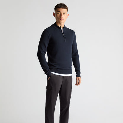 Remus Uomo 58601 78 Navy Crew Neck Sweater