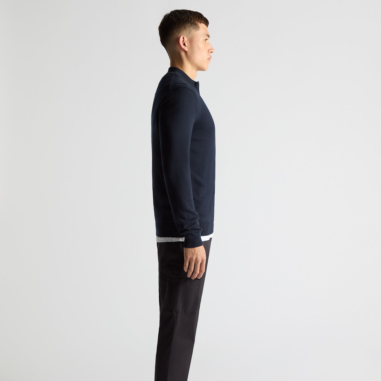 Remus Uomo 58601 78 Navy Crew Neck Sweater