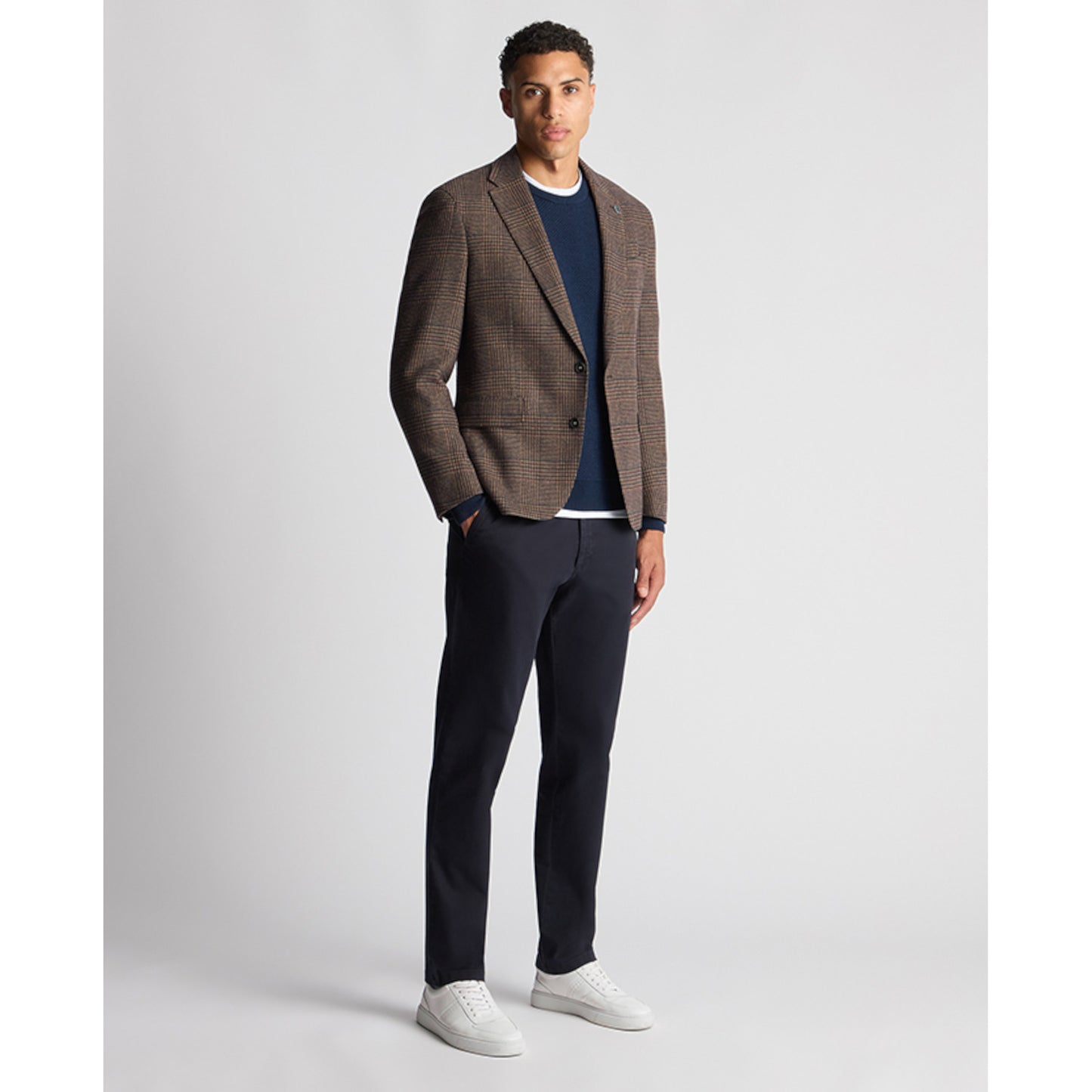 Remus Uomo 58665 28 Indigo Crew Neck Sweater